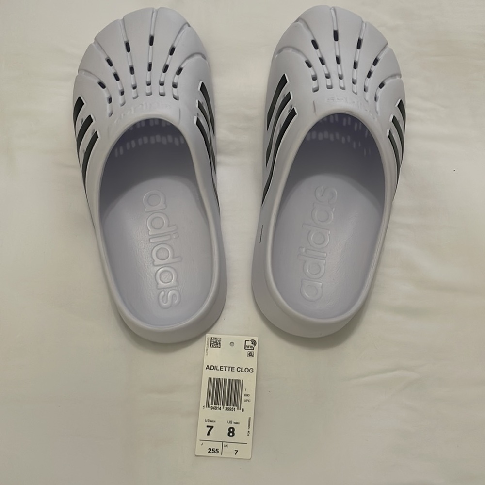 Adidas NIB Unisex Adilette Clog FY8970                     Womens 8 (Men’s 7) - Picture 5 of 12